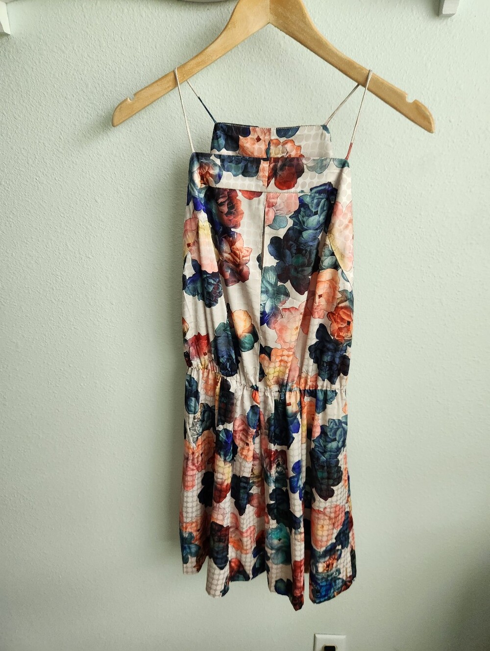 Farm Rio Floral Spaghetti Strap Summer Dress Size XS